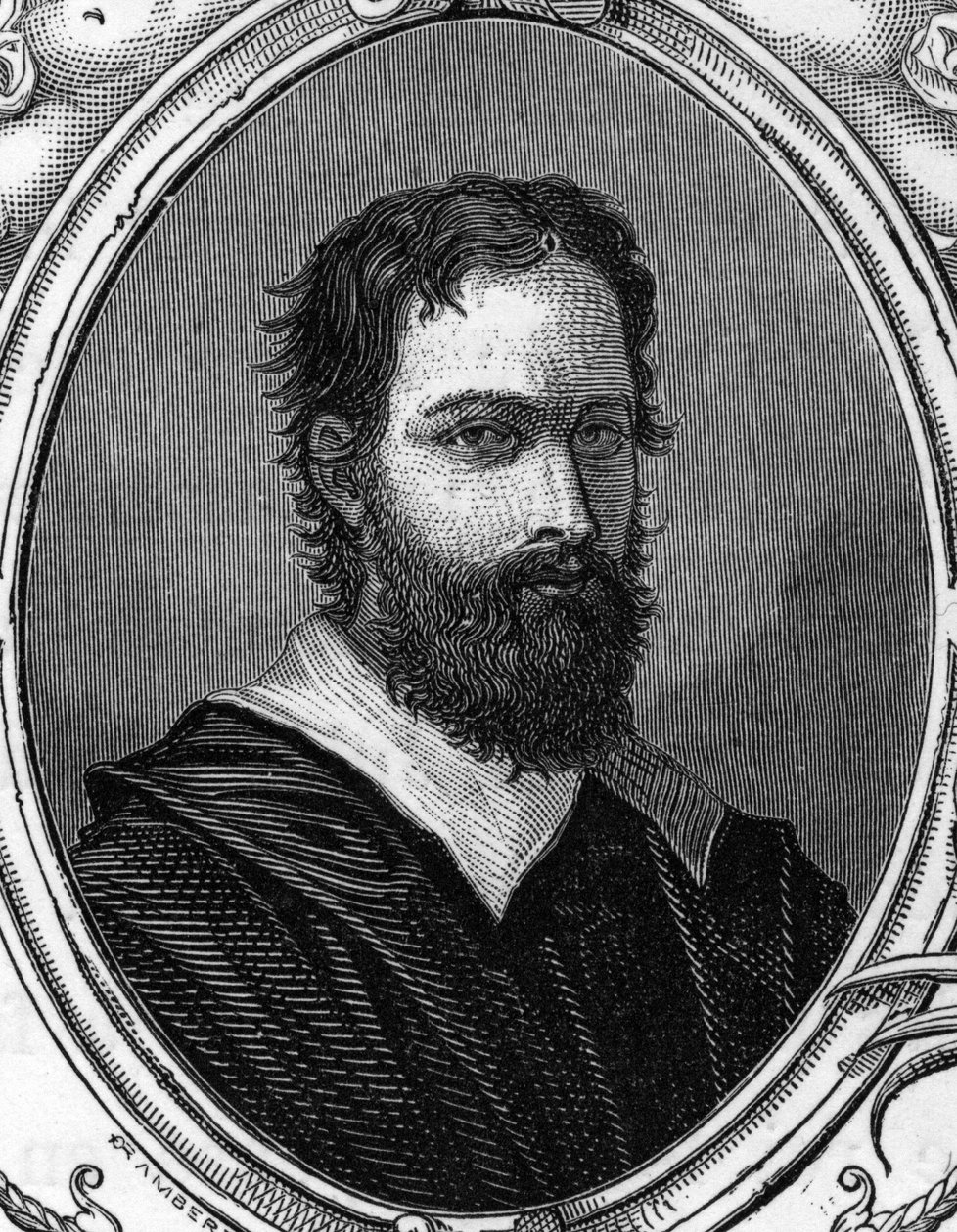 Portræt af Bartolomeo Ramenghi Bagnacavallo (ca. 1484-1542), italiensk maler. gravering af 1859 i "" gallerierne i Europa - Italien "" af armengaud. Privat samling. af Anonymous Anonymous