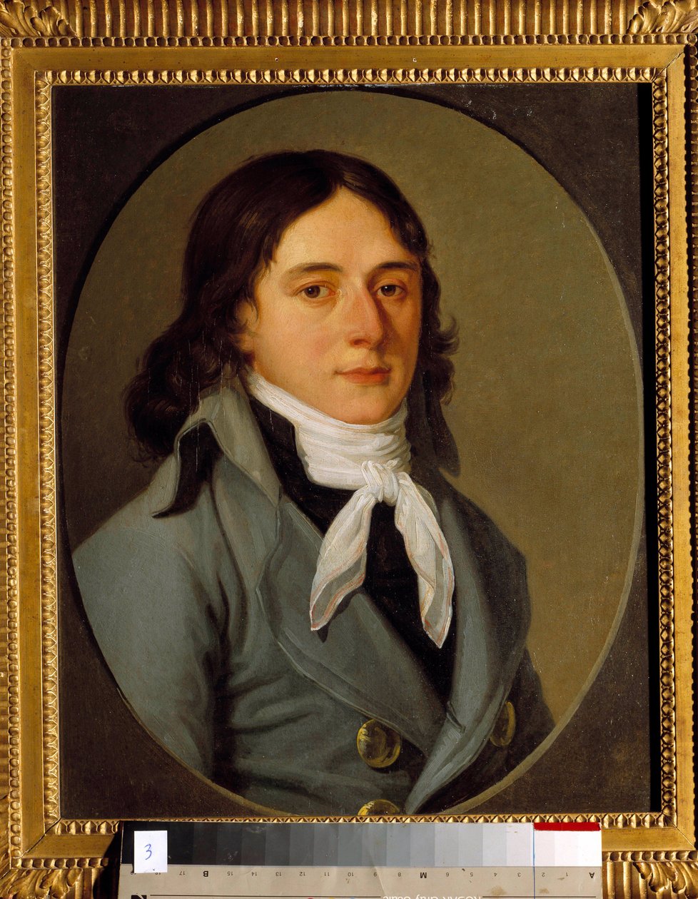 Portræt af Camille Desmoulins (1760-1794), publicist og politiker Anonym maleri af Anonymous Anonymous