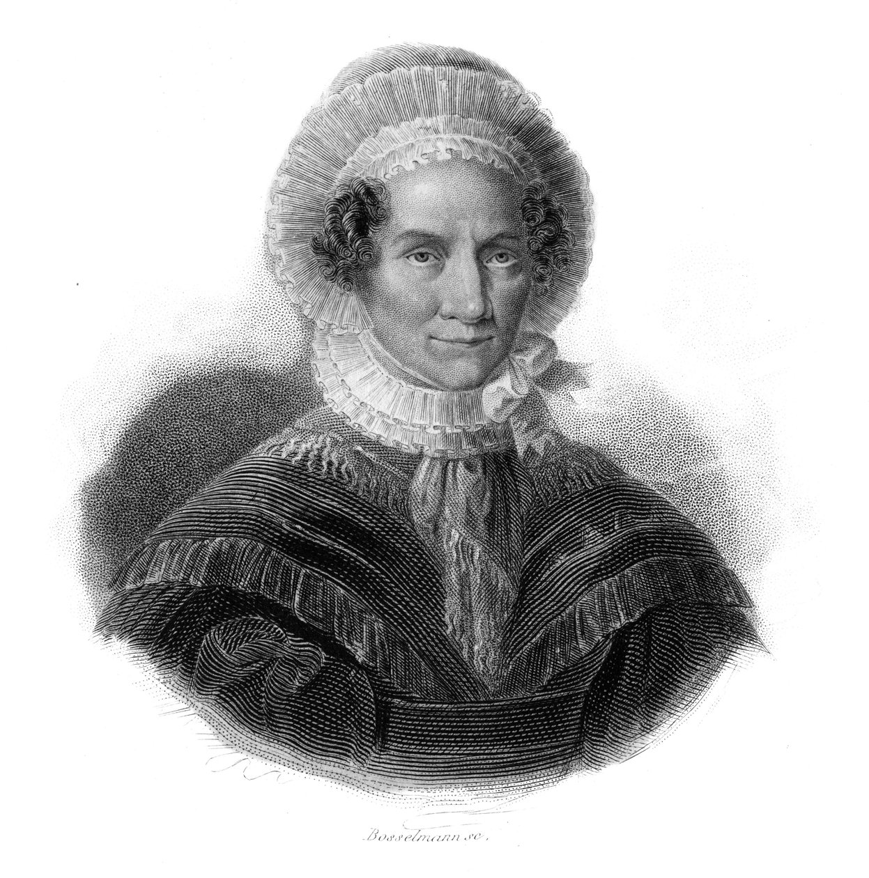 Portræt af grevinde Giuseppa Bellini Tornielli (født i 1776) i "" Portrætter og historie af nyttige mænd: mænd og kvinder i alle lande og alle forhold, som erhvervede rettigheder til anerkendelse af mænd"" udgivet og udbredt af Societe Monty af Anonymous Anonymous