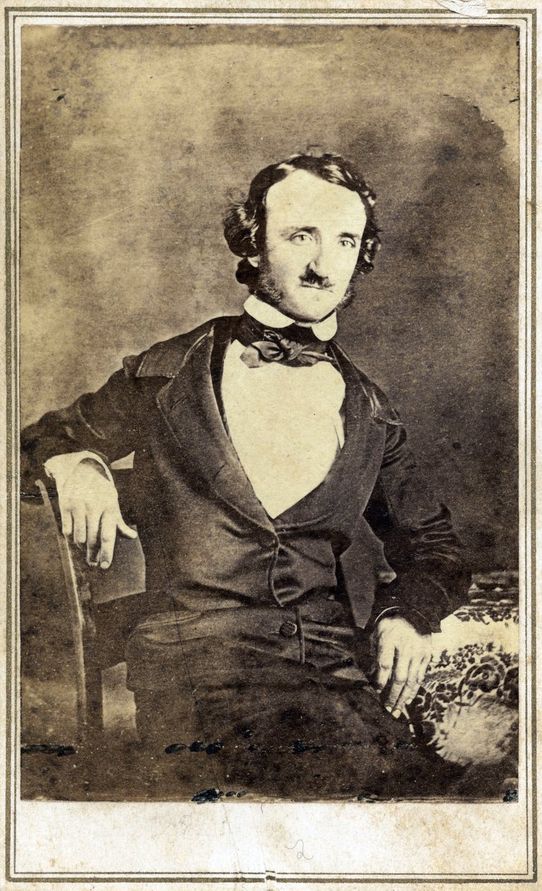 Portræt af Edgar Allan Poe (1809-1849), Anonym. Daguerreotypi af Anonymous Anonymous