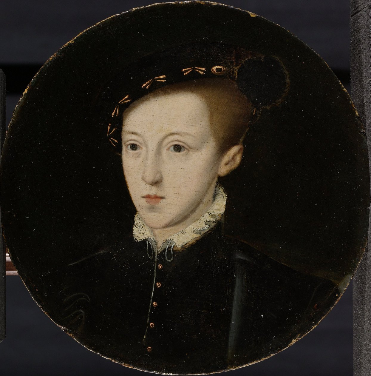 Portræt af Edward VI (1537-1553), ca. 1550 (olie på panel) af Anonymous Anonymous