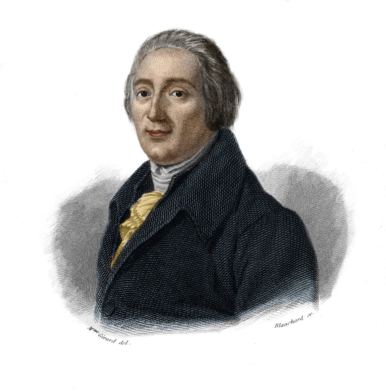 Portræt af Etienne Delessert (1735 -1816) bankmand og industriel francais i "Portrætter og historie af nyttige mænd: mænd og kvinder i alle lande og af alle forhold, som har erhvervet rettigheder til anerkendelse af mænd" udgivet og udbredt af af Anonymous Anonymous