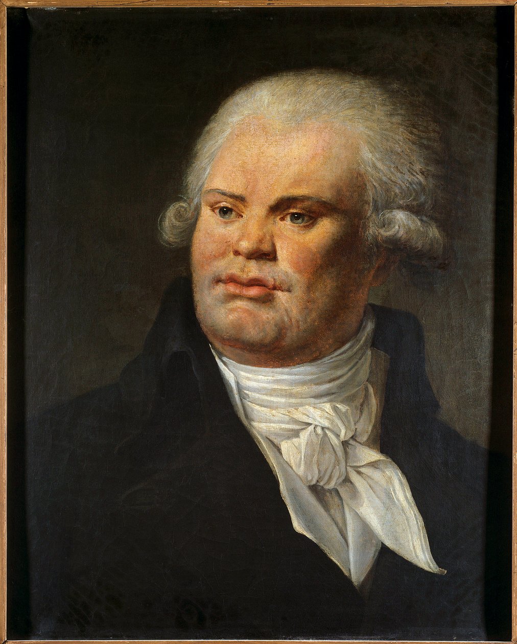 Portræt af Georges Danton (1759 - 1794) taler og politiker. Anonymt maleri fra det 18. århundrede. Olie på lærred. Mål: 0,61 x 0,49 m. Paris, Musée Carnavalet. af Anonymous Anonymous