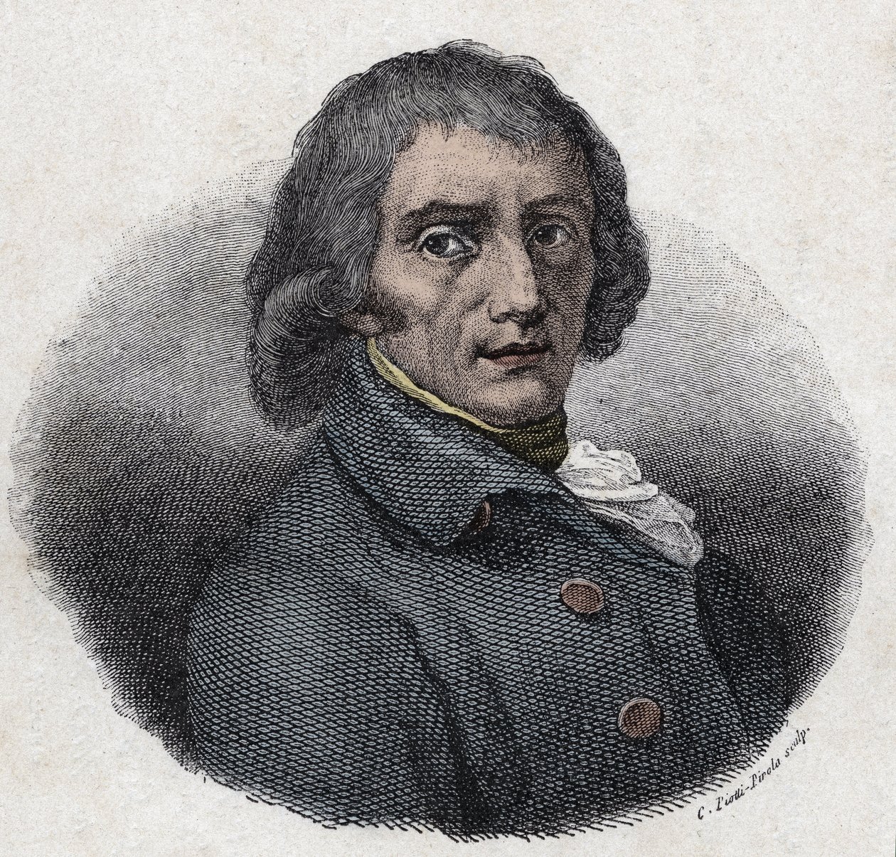 Portræt af Giuseppe Parini (1729-1799), italiensk digter af Anonymous Anonymous