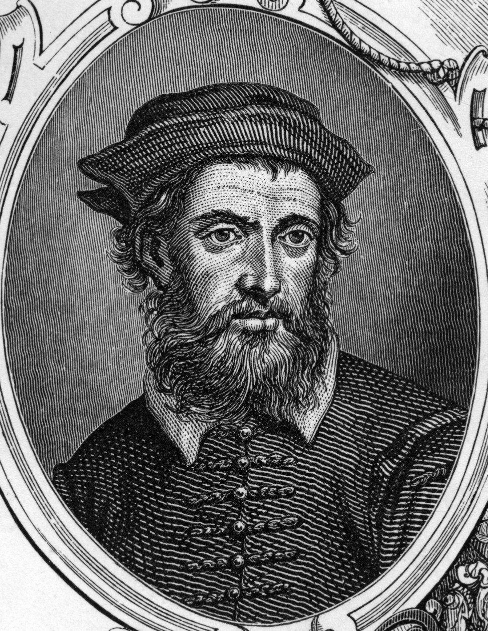 Portræt af Gregorio di Tomaso Chiulinovich Lo Schiavone (1436-1504) italiensk maler. Indgravering af 1859 i "" The Galleries of Europe - Italy "" af Armengaud. Privat samling. af Anonymous Anonymous