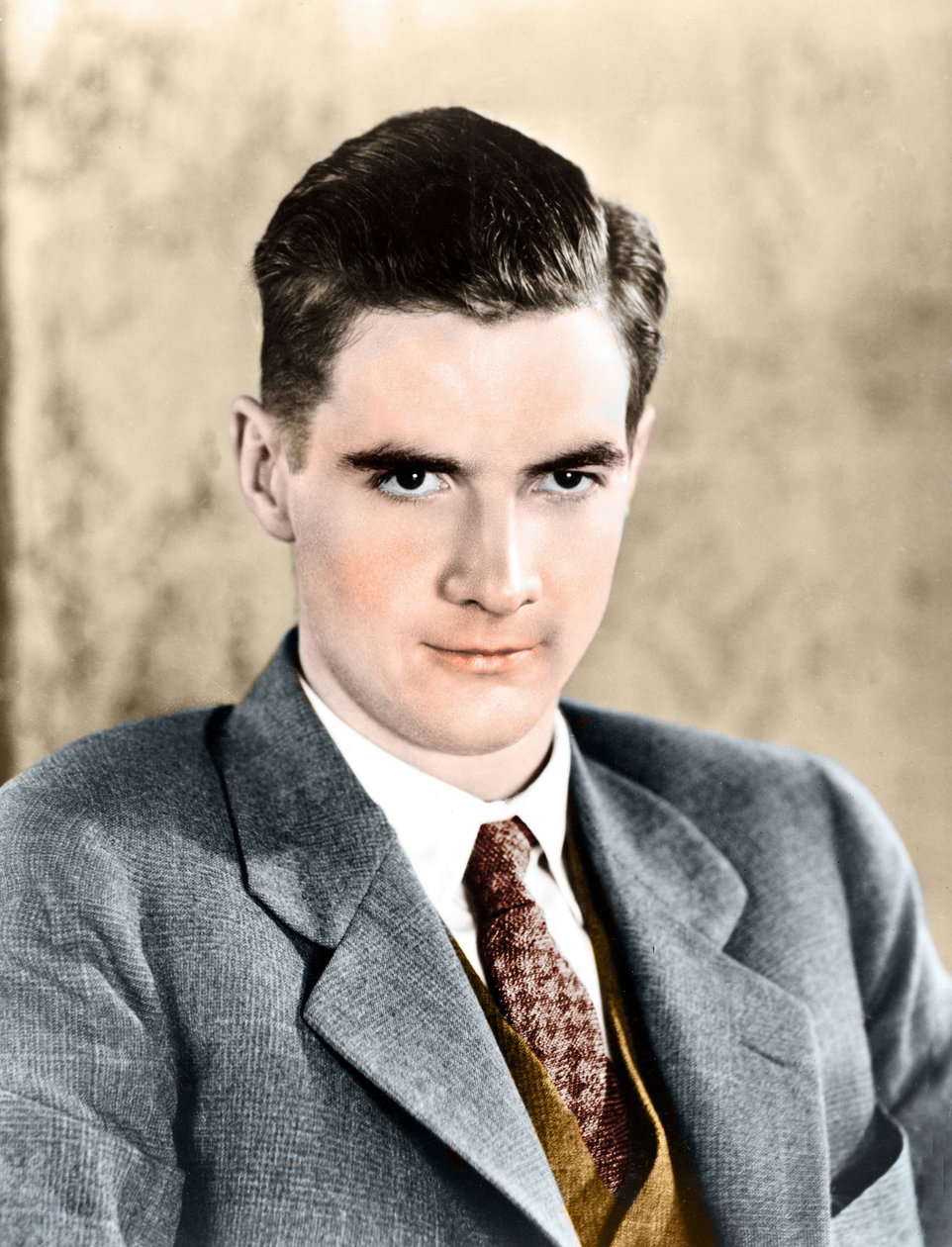 Portræt af Howard Robard Hughes i 1934. Amerikansk industrimand og producent. 1905 - 1976. af Anonymous Anonymous