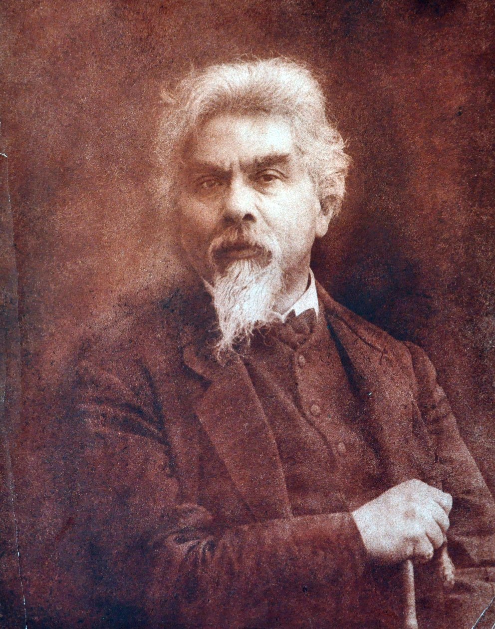 Portræt af Jan Toorop (1858-1928), Anonym . Albumin foto. Privat samling af Anonymous Anonymous