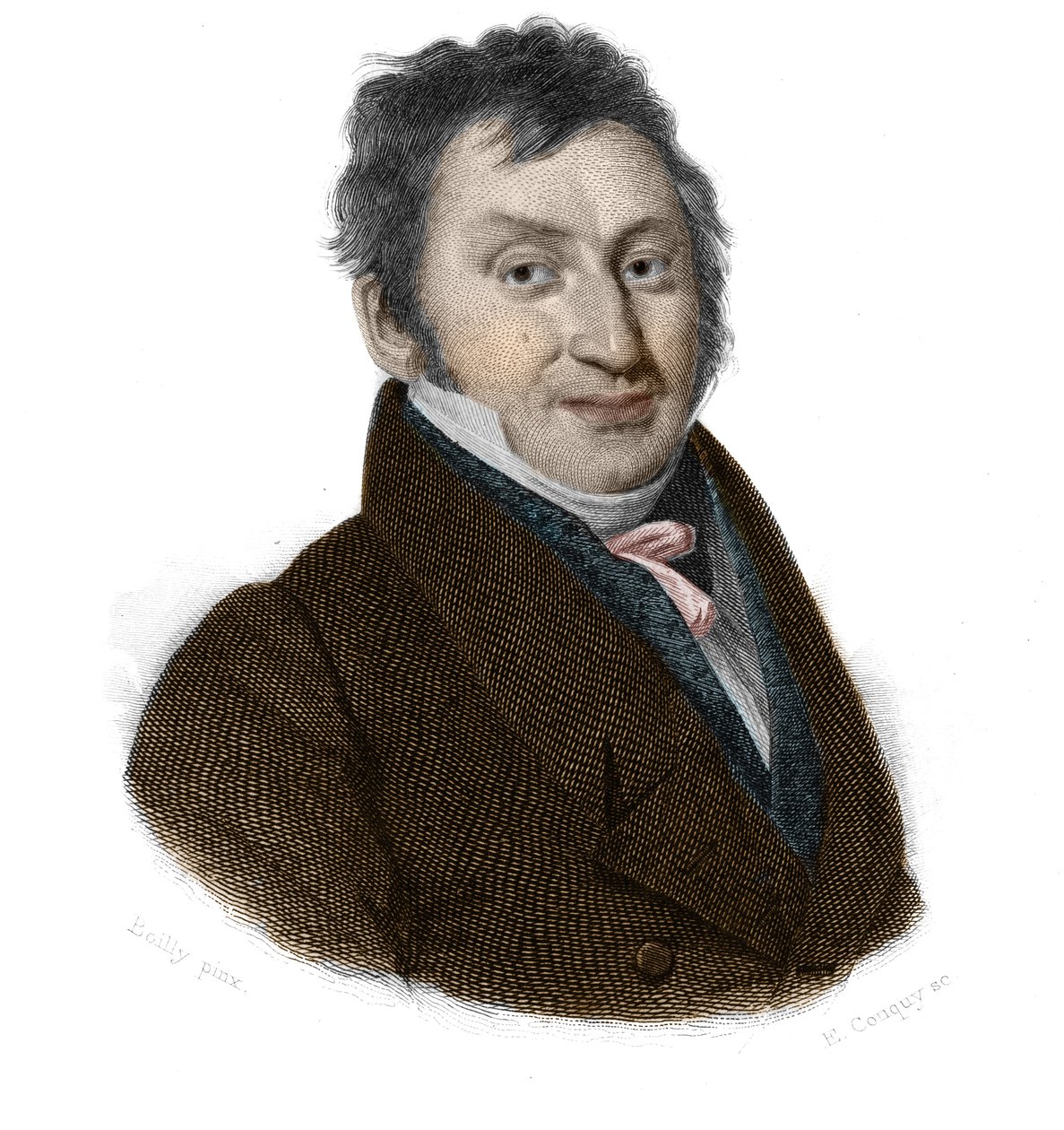 Portræt af Jean Antoine BEAUVISE (1786-1836) fransk kemiker og renseri i "Portrætter og historie af nyttige mænd: mænd og kvinder fra alle lande og fra alle forhold, som har erhvervet rettigheder til mænds genfødsel" udgivet og udgivet af Så af Anonymous Anonymous