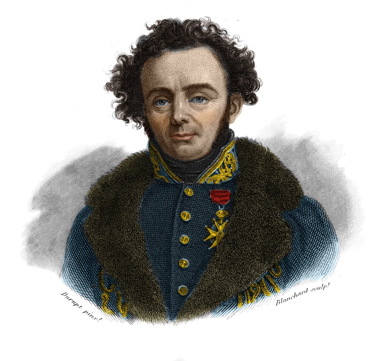 Portræt af Joseph Paul Gaimard, fransk naturforsker (1796-1858) i "Portrætter og historie af nyttige mænd: mænd og kvinder i alle lande og alle forhold, som har erhvervet rettigheder til anerkendelse af mænd" udgivet og formidlet af Society M af Anonymous Anonymous