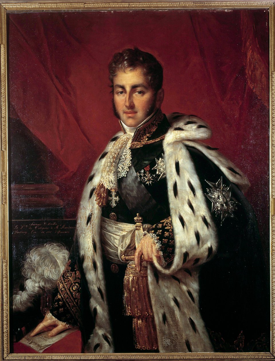Portræt af Jules Auguste Armand Marie, Prins de Polignac (1780-1847) Formand for Rådet Anonymt maleri fra det 19. århundrede. Privat samling af Anonymous Anonymous