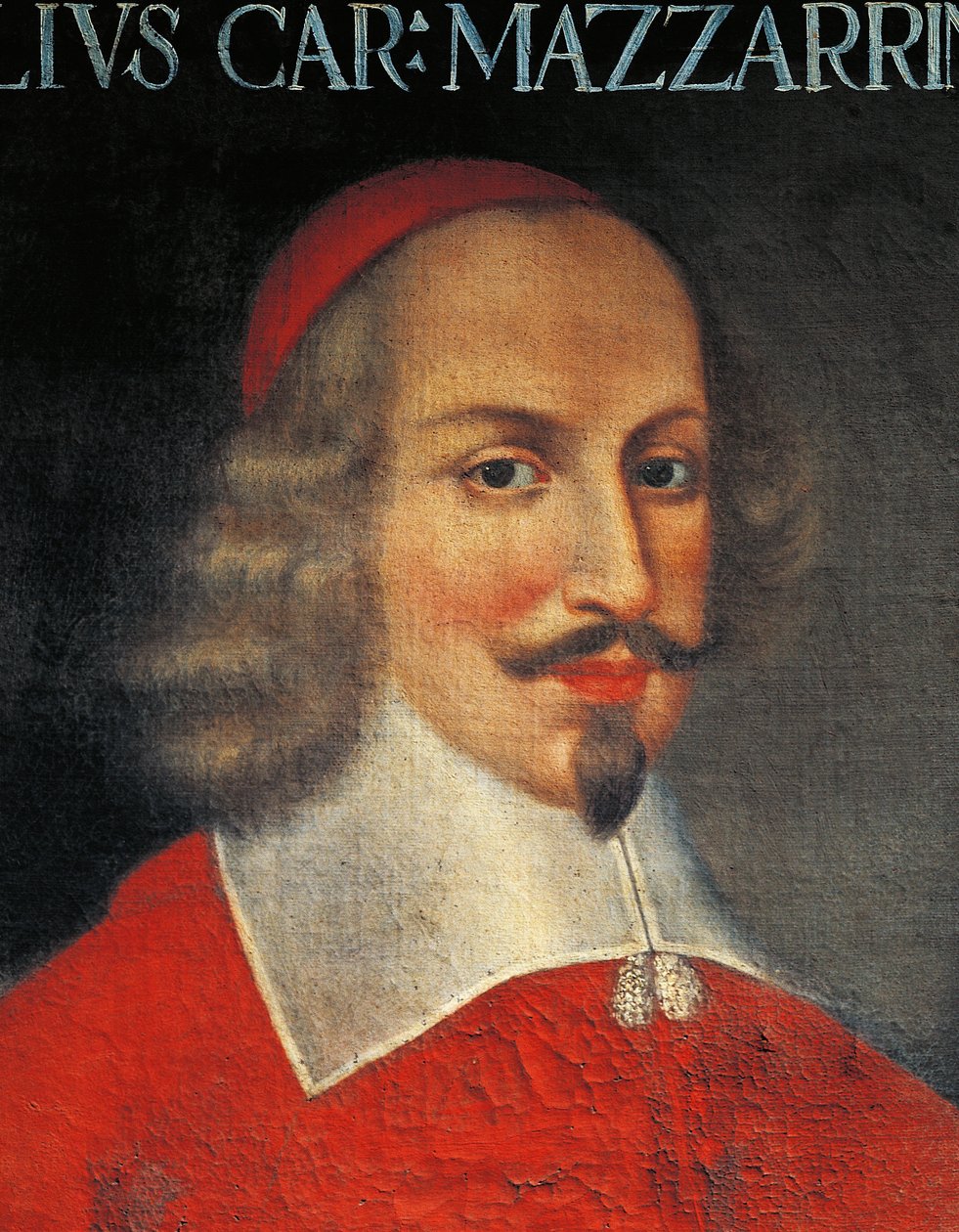 Portræt af Jules Mazarin, født Giulio Raimondo Mazzarino (Pescina af Anonymous Anonymous