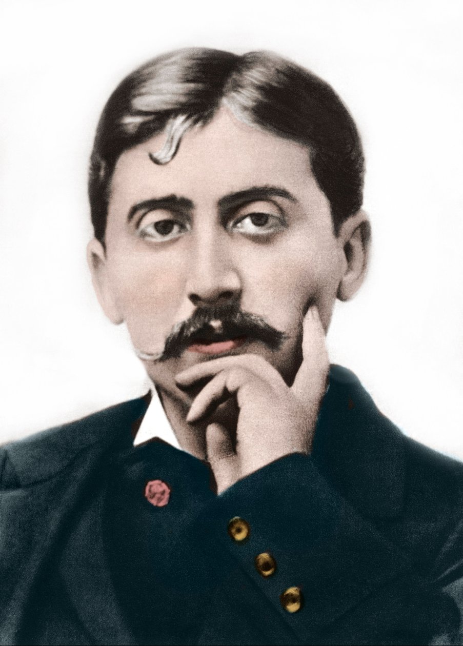 Portræt af Marcel Proust (1871-1922), fransk forfatter omkring 1900 af Anonymous Anonymous