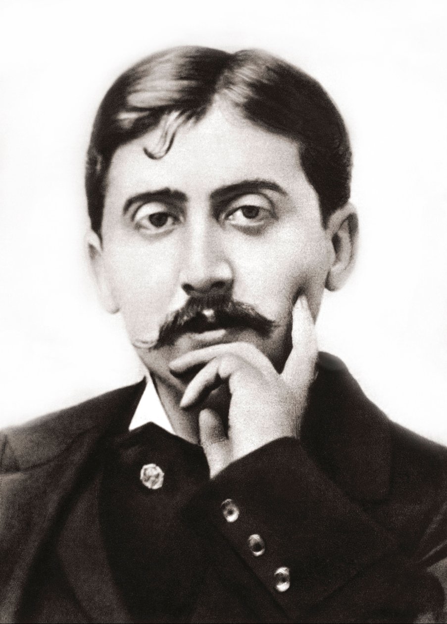 Portræt af Marcel Proust (1871-1922), fransk forfatter omkring 1900 af Anonymous Anonymous