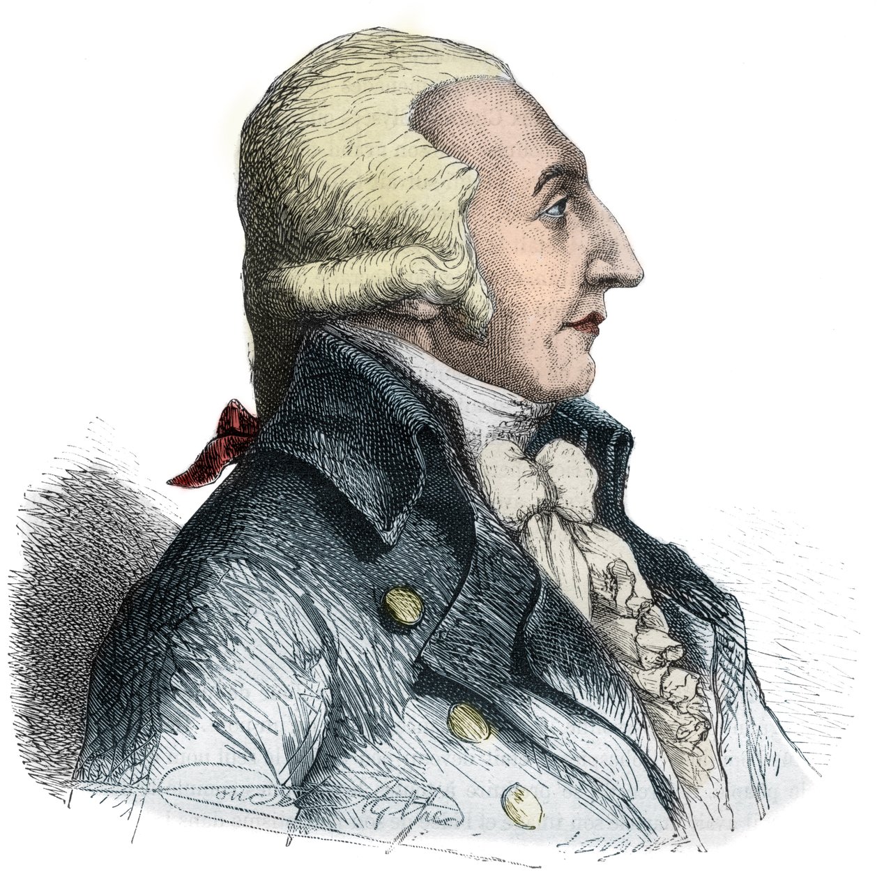 Portræt af Pierre Roger Ducos (1747-1816), fransk politiker - Indgravering i "Histoire des Girondins"" af Alphonse de Lamartine (1790-1869) 1865-1866 - Privat samling af Anonymous Anonymous