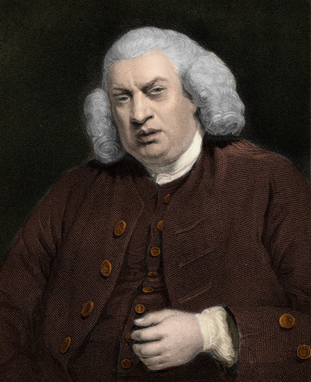 Portræt af Samuel Johnson (1709-1784), engelsk forfatter - Samuel Johnson af Anonymous Anonymous