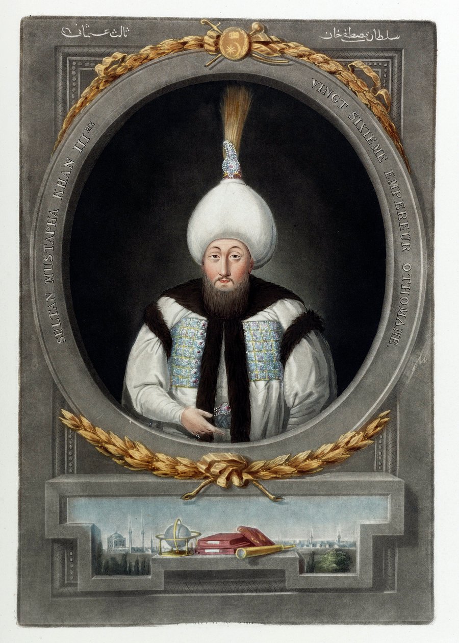 Portræt af Sultan Mustafa III (1717-1774) (Mustafa, Moustapha) af Anonymous af Anonymous Anonymous