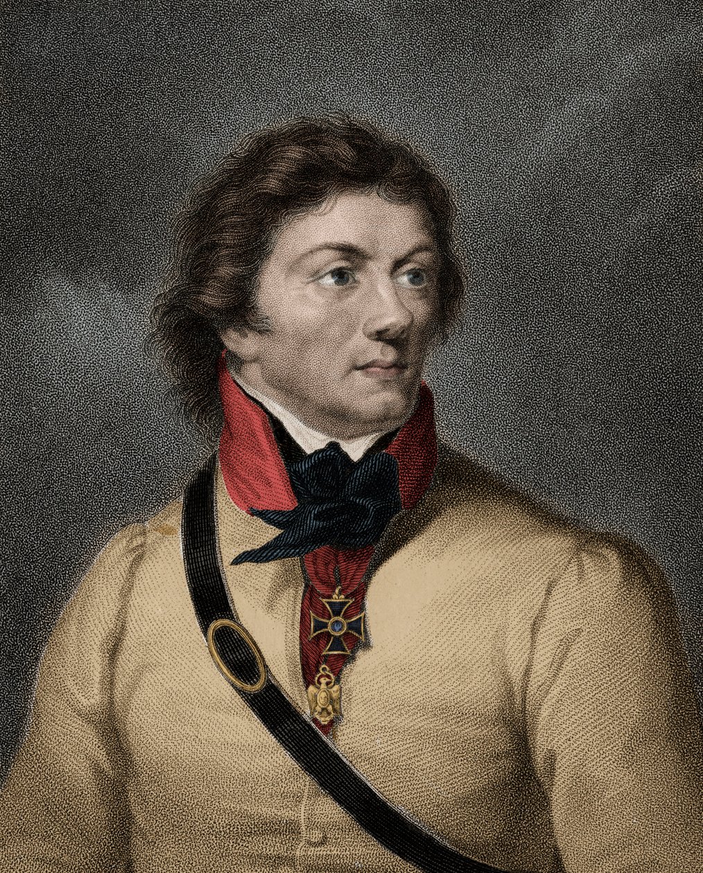 Portræt af Thaddeus (Tadeusz) Kosciuszko (Kosciusko) polsk soldat (1746-1817) af Anonymous Anonymous