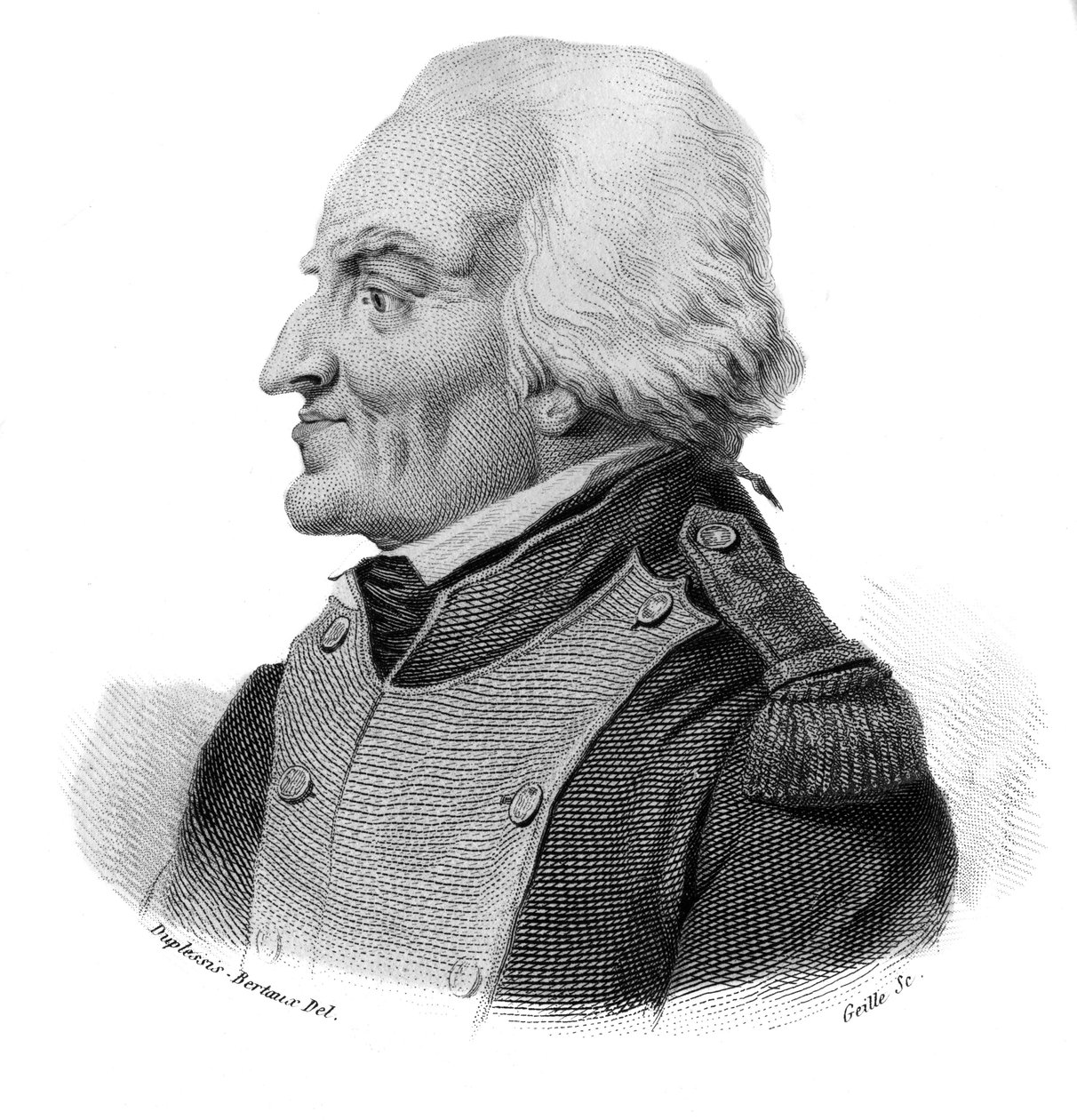 Portræt af Theophile Malo Corret de La Tour (eller Latour) d