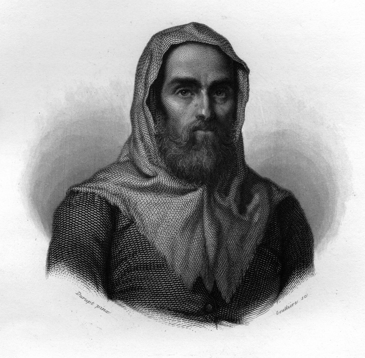 Portræt af Willem (Wilhelm) Beukels, der opfandt en måde at bevare sildene på i "Portrætter og historie af nyttige mænd: mænd og kvinder i alle lande og forhold, som erhvervede rettigheder til anerkendelse af mænd" udgivet og udbredt af S. af Anonymous Anonymous