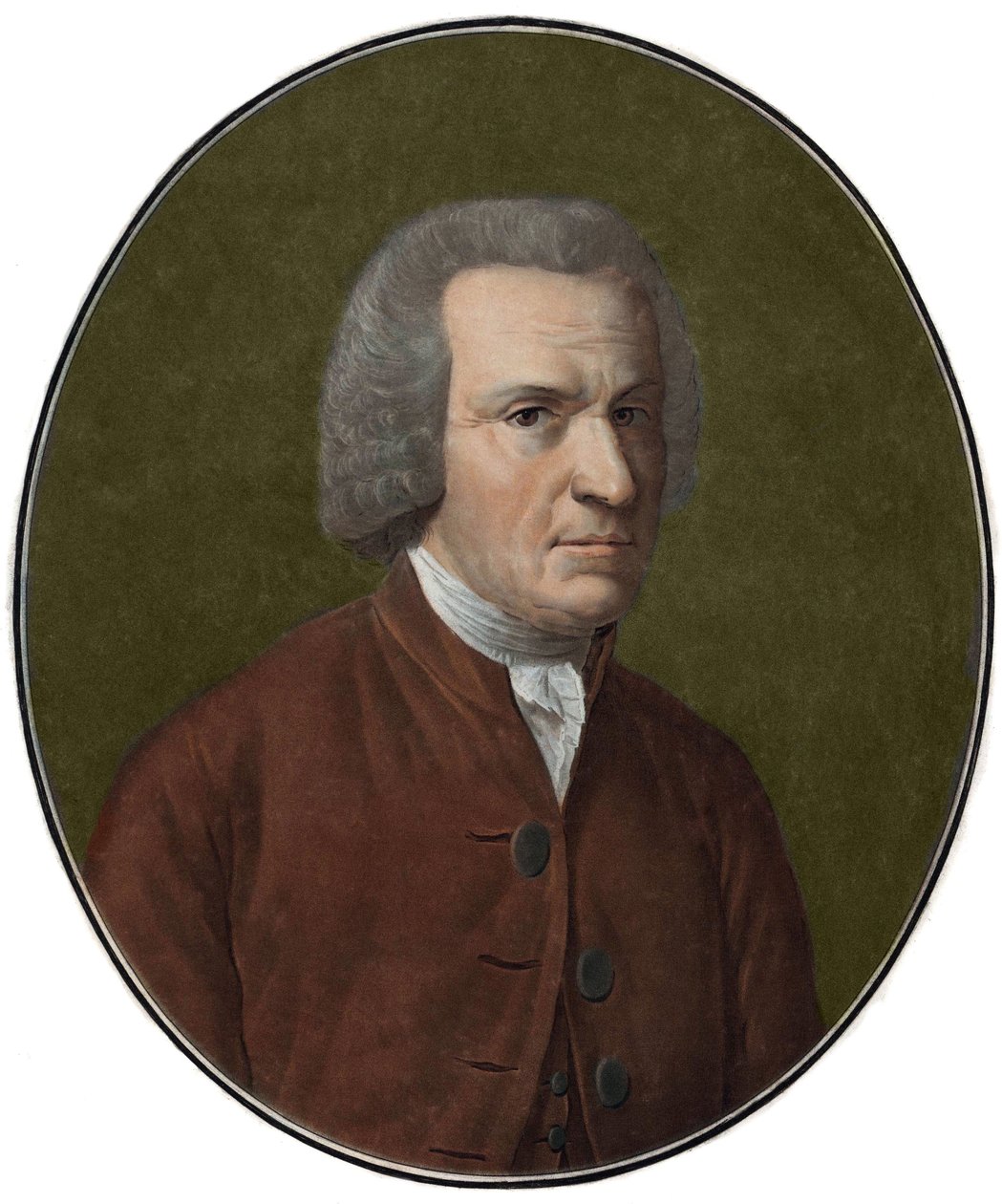 Portræt af den franske forfatter, tænker og præst Guillaume-Thomas Raynal (1713-1796)” (Guillaume Thomas Raynal Fransk forfatter og bogstavmand under oplysningstiden) Indgravering af det 19. århundredes privatsamling af Anonymous Anonymous