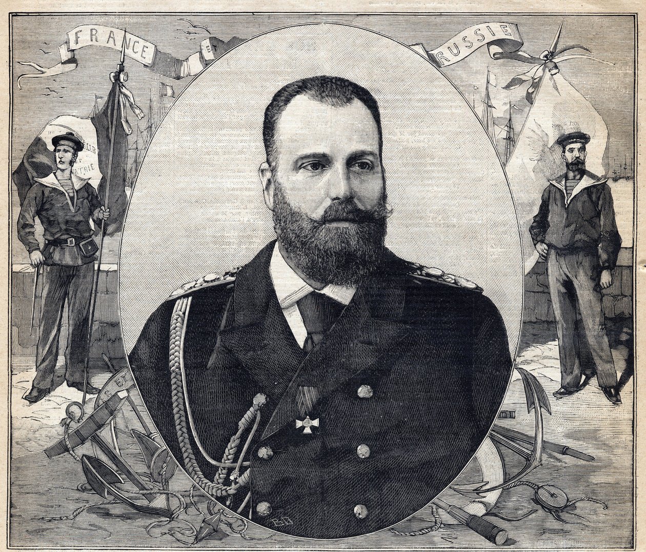 Portret af storhertug Alexandrovich (Alexey Alexandrovich Romanov af Anonymous Anonymous