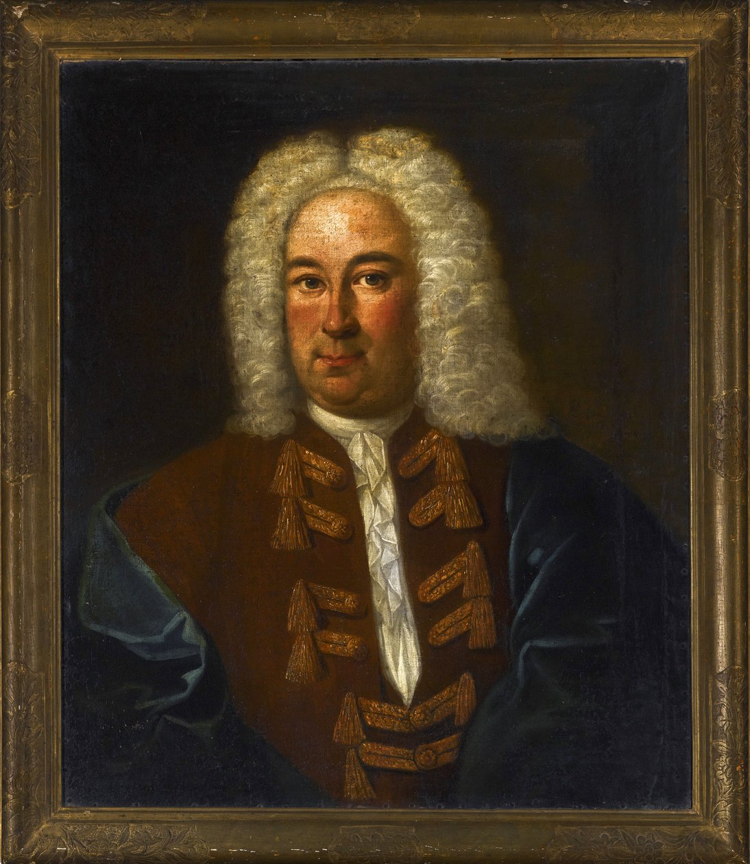 Portræt af komponisten Georg Friedrich Handel (Haendel) (1685-1759), Anonym. Olie på lærred, størrelse: 76x64 af Anonymous Anonymous