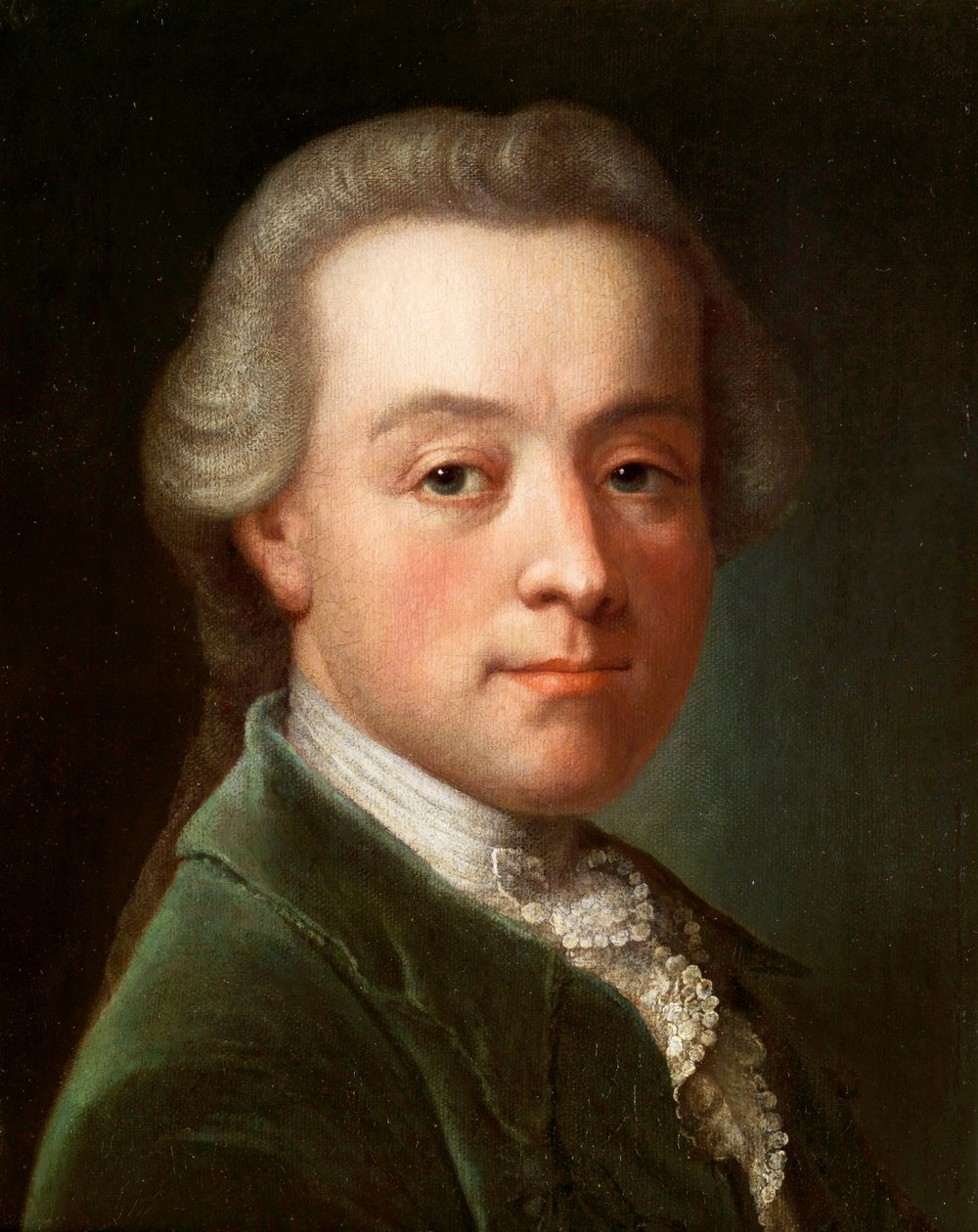 Portræt af komponisten Wolfgang Amadeus Mozart (Olie på lærred, Anonym, ca 1789) af Anonymous Anonymous