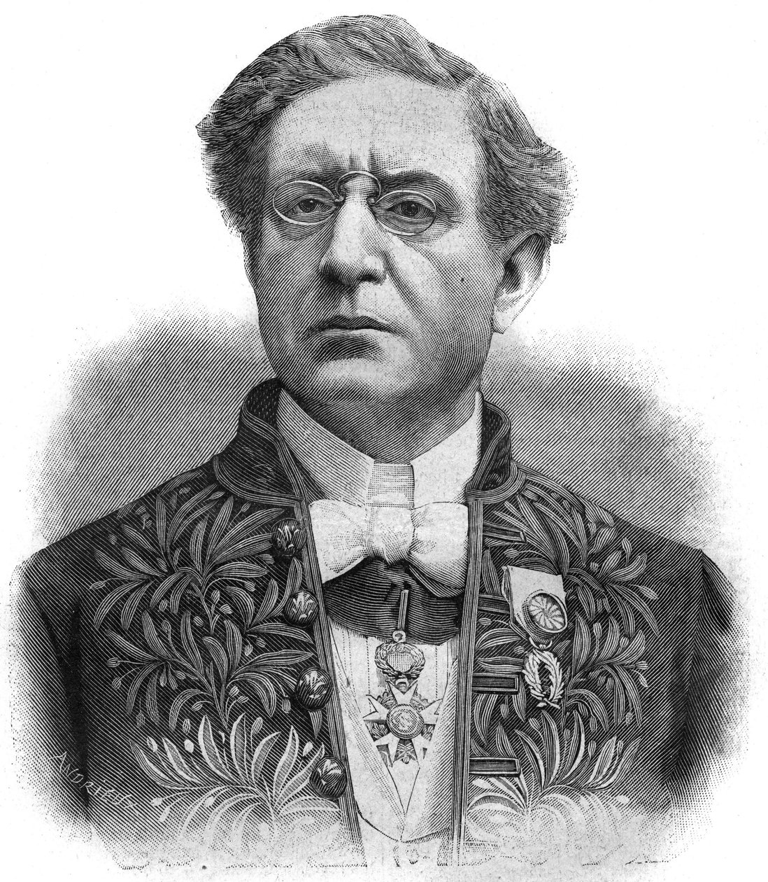Portræt af maleren Jean Joseph Constant kaldet Benjamin-Constant (eller Benjamin Constant af Anonymous Anonymous