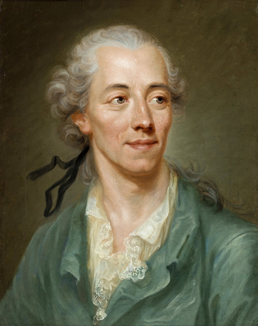 Portræt af digteren Johann Georg Jacobi (1740-1814) - anonym - Privat samling - Olie på lærred - ca 1775 af Anonymous Anonymous