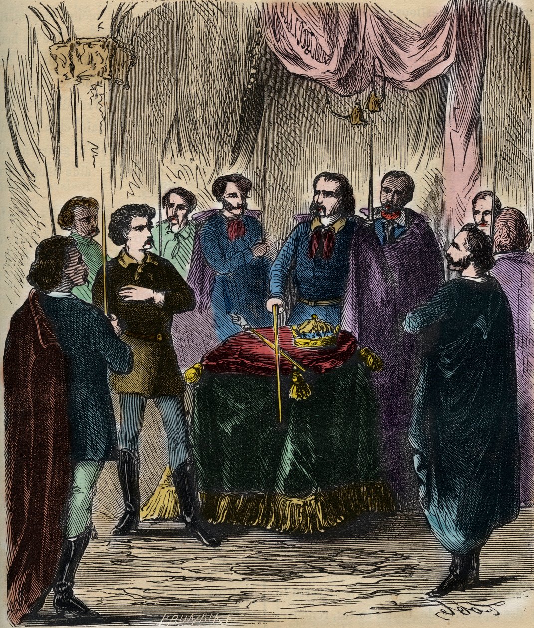 Modtagelse af en Illuminatus (hemmeligt samfund) - Reception d