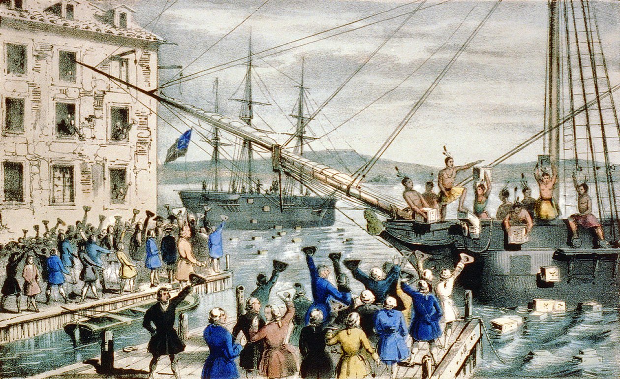 The Boston Tea Party: Tea Destruction i Boston Harbor af Anonymous Anonymous