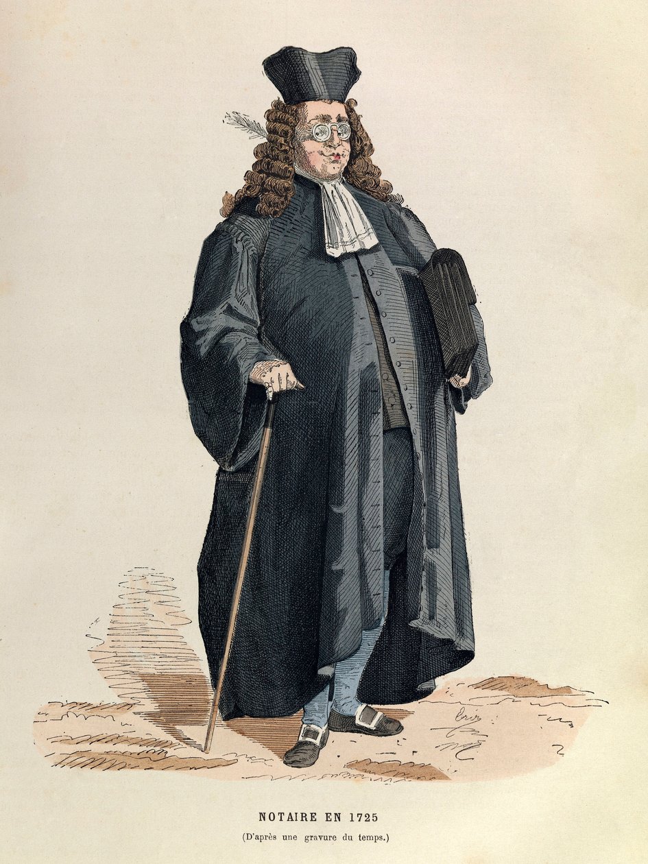 En notar i 1725 (kong Ludvig XVs regeringstid)/En notar i Paris af Anonymous Anonymous