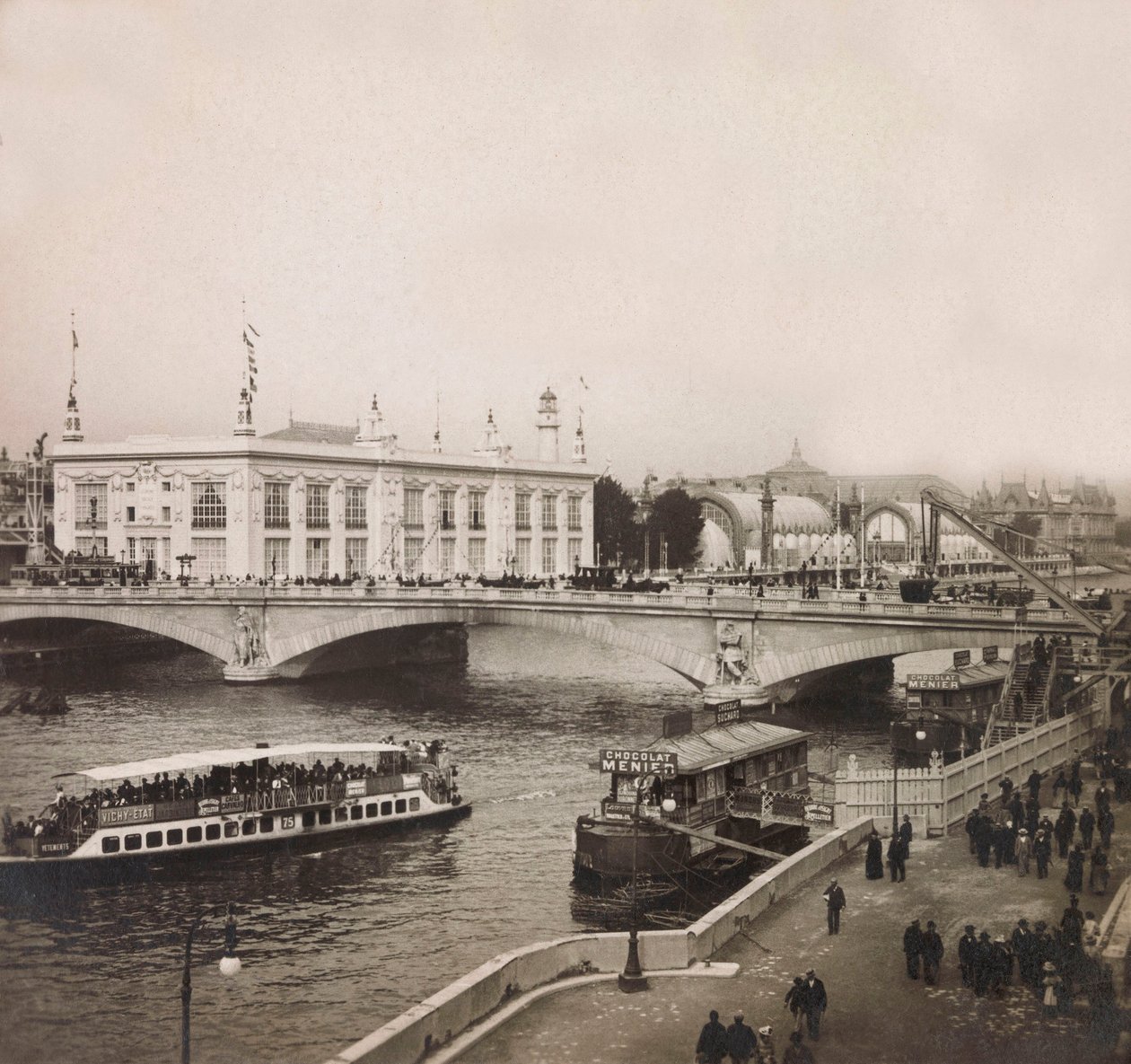 Universal Exposition of 1900 - Exposition Universelle de 1900 i Paris: Palais des Congres - privat samling af Anonymous Anonymous