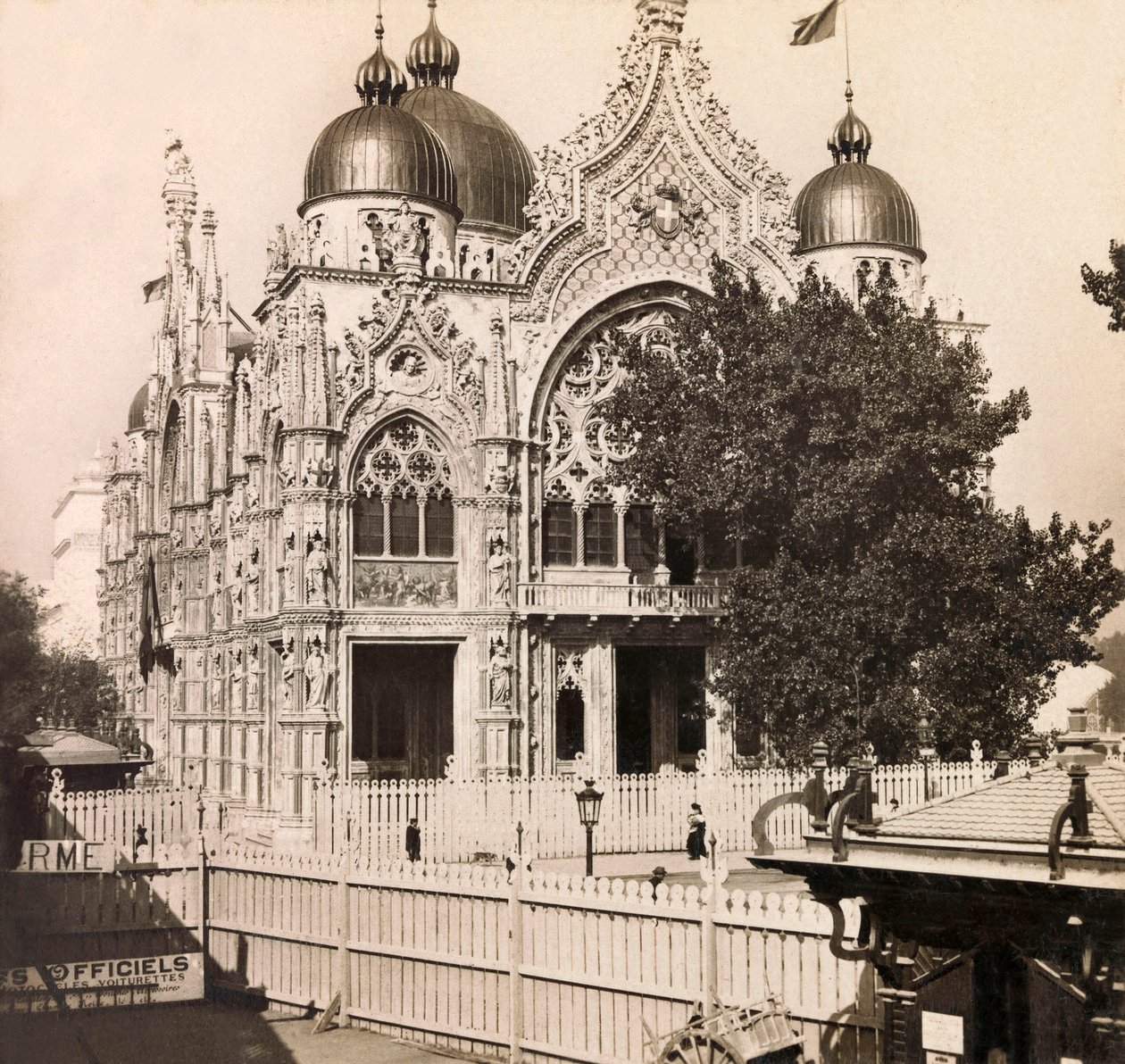 Verdensudstilling 1900 - Verdensudstilling i 1900 i Paris: Italiens pavillon - privat samling af Anonymous Anonymous