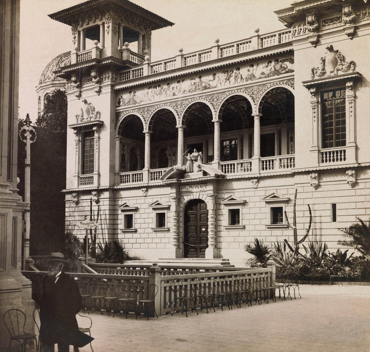 Verdensudstilling i 1900 - Verdensudstilling i 1900 i Paris: Pavillonen i Monaco - privat samling af Anonymous Anonymous