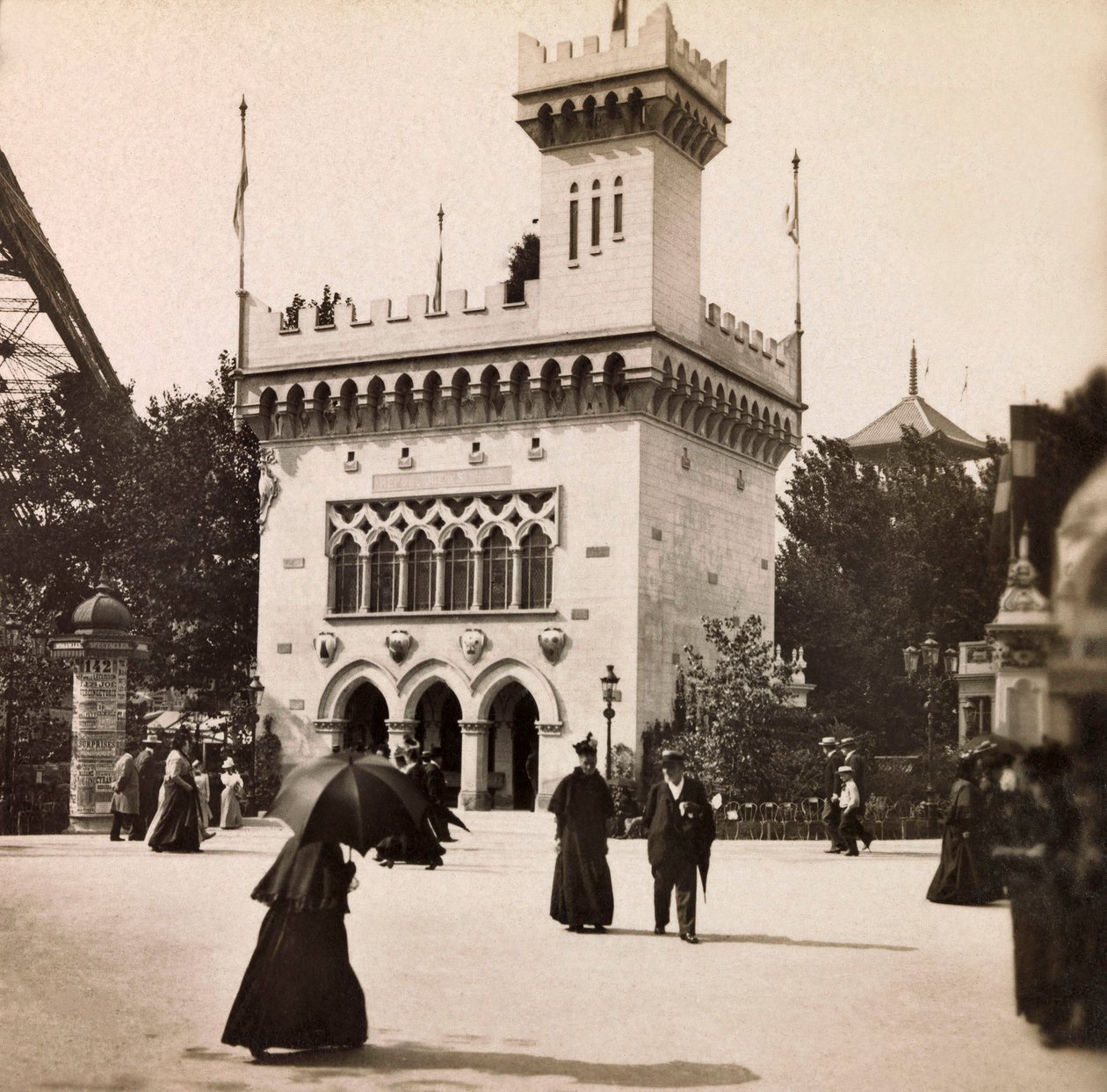Verdensudstilling af 1900 - Verdensudstilling i 1900 i Paris: Pavillonen i San Marino - privat samling af Anonymous Anonymous