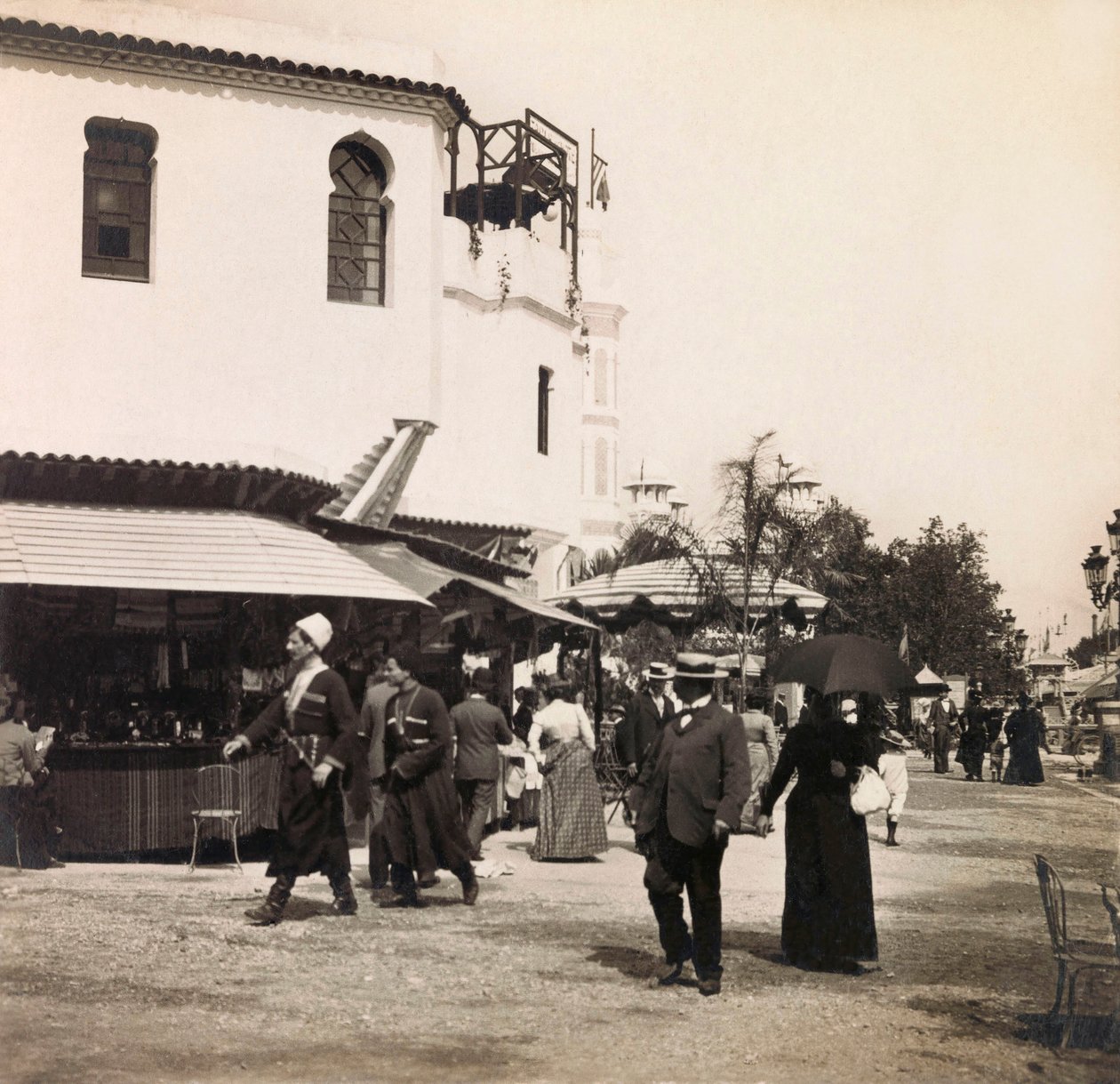 Verdensudstilling i 1900 - Verdensudstilling i 1900 i Paris: Kairos gade - privat samling af Anonymous Anonymous
