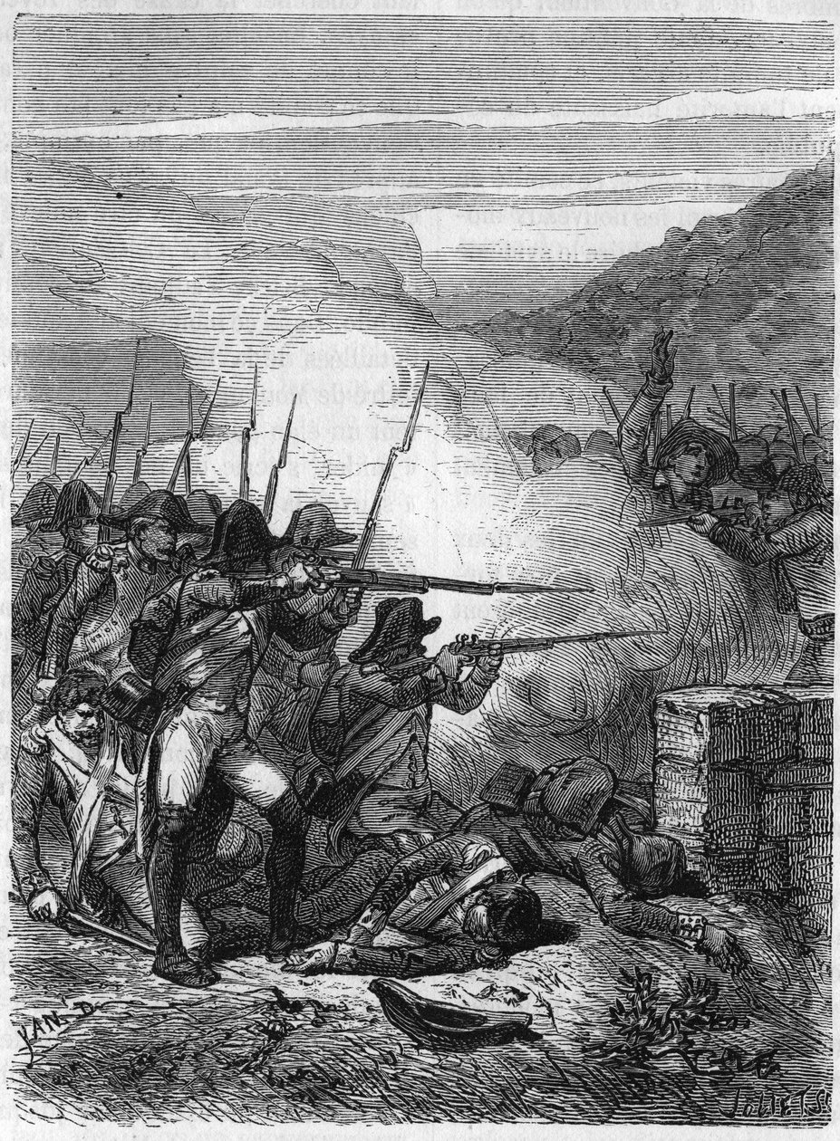 Vendee Wars (1793-1796): Slaget ved Torfou (Slaget ved Tiffauges), sejr for Vendee-tropperne mod dem fra Kleber den 19. september af Anonymous Anonymous