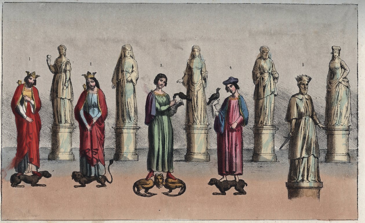 Vilhelm Erobreren (William Erobreren, Vilhelm II af Normandiet eller Vilhelm I af England af Anonymous Anonymous