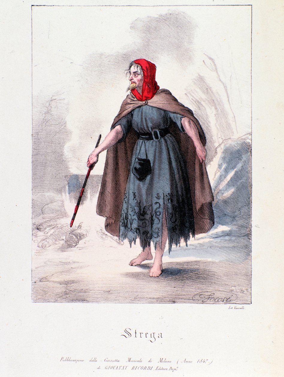 Heksekarakter i Macbeth, opera af Giuseppe Verdi af Anonymous Anonymous