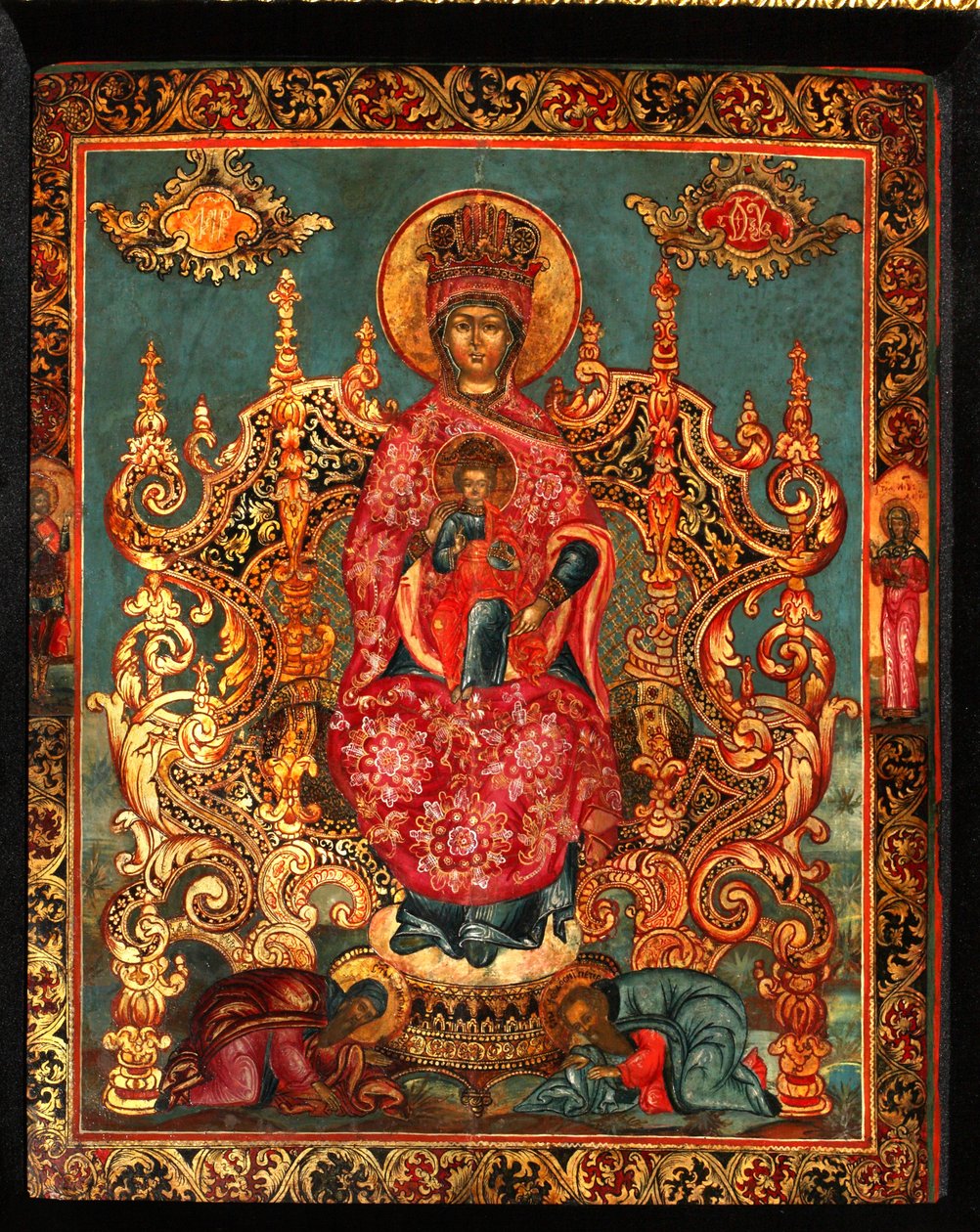 Guds Moder Pecherskaya, 1700-tallet af Anonymous Russian icon painter