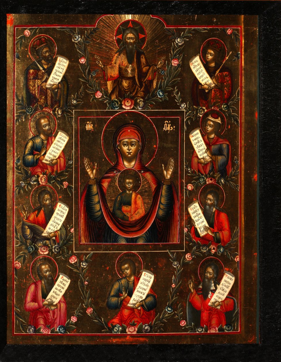 Vor Frue af Kursk, begyndelsen af det 19. århundrede. af Anonymous Russian icon painter