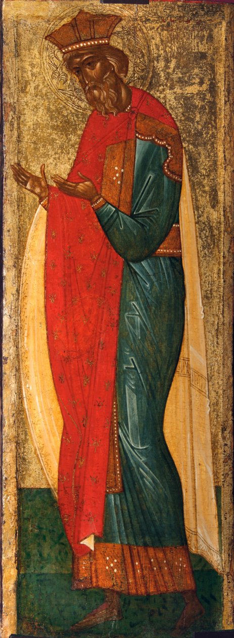 Sankt Vladimir af Kiev, begyndelsen af det 15. århundrede. af Anonymous Russian icon painter