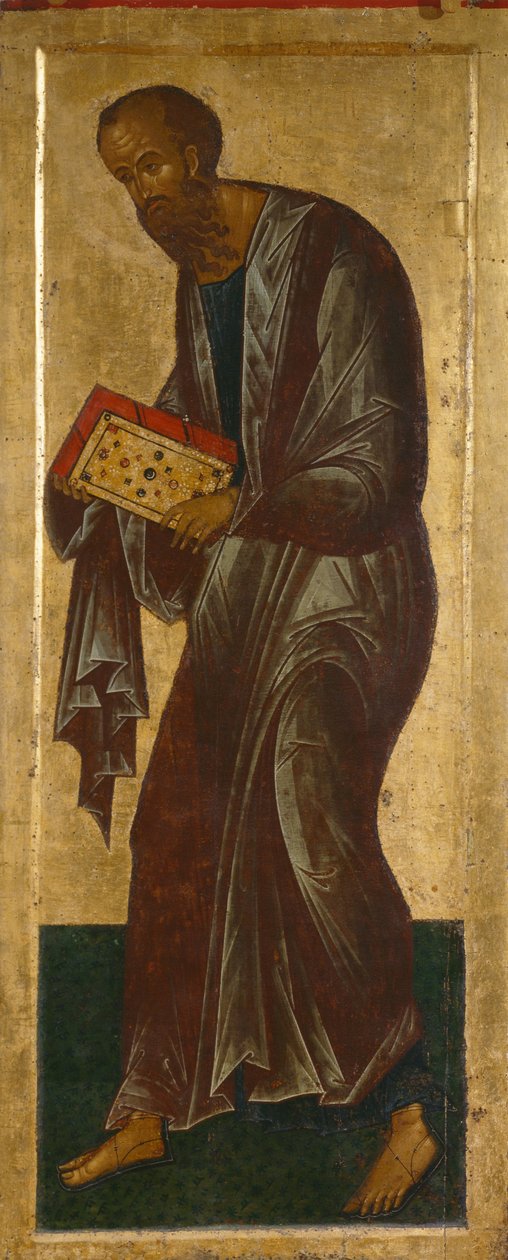 Apostlen Paulus fra Deesis Range, 1497 af Anonymous Russian icon painter