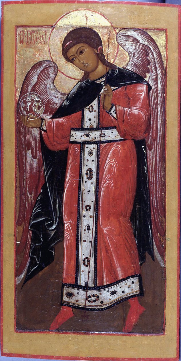 Ærkeenglen Gabriel af Anonymous Russian icon painter