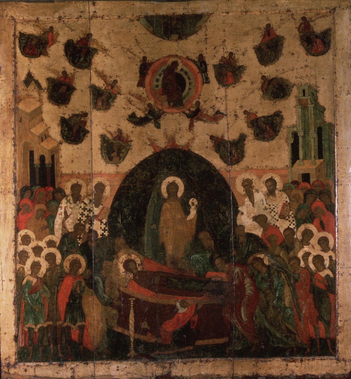 The Dormition of the Virgin, ca 1479 af Anonymous Russian icon painter