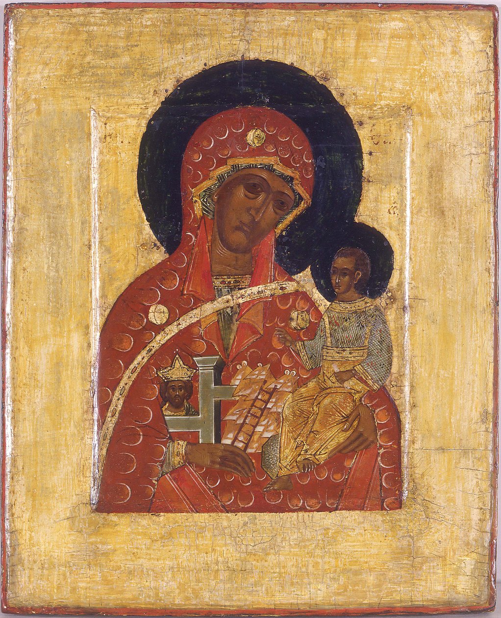 The Virgin Bjerget revet ikke ud af hænder af Anonymous Russian icon painter