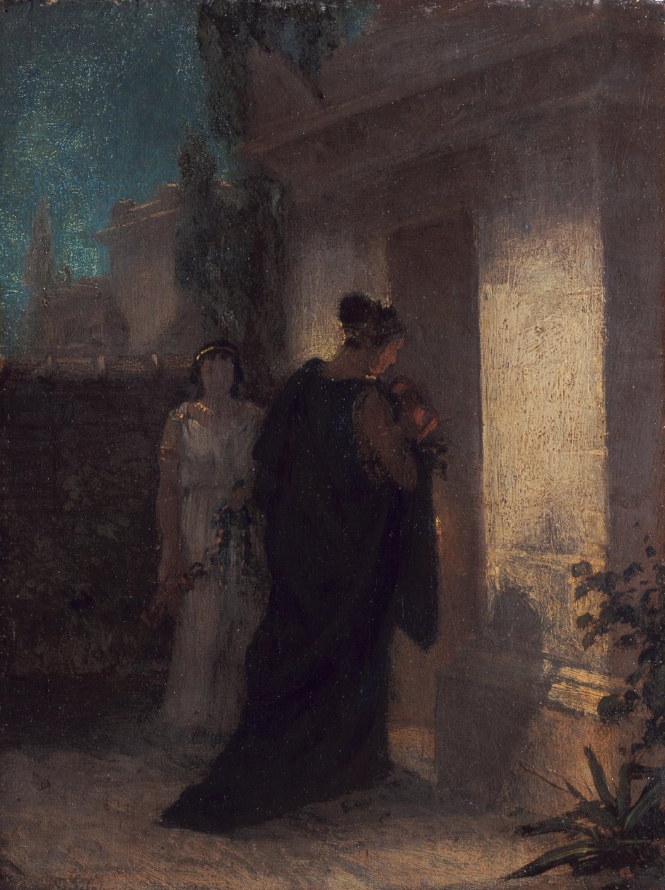 Kvinde i sorg (Antigone) af Anselm Feuerbach
