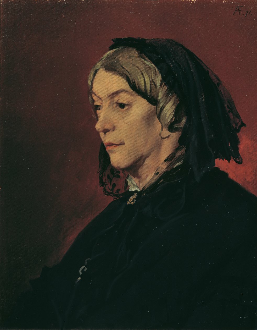 Henriette Feuerbach, kunstnerens stedmor af Anselm Feuerbach