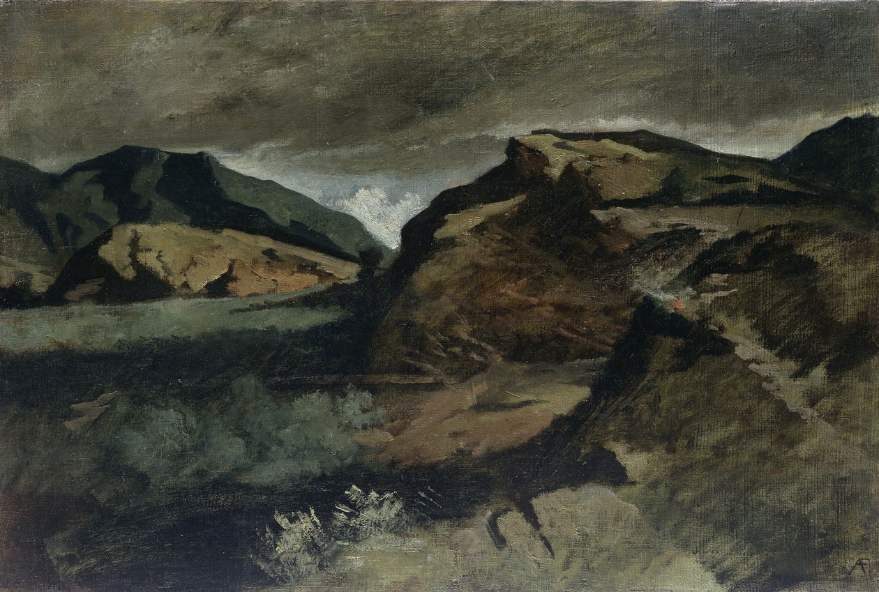 Heroisk landskab af Anselm Feuerbach